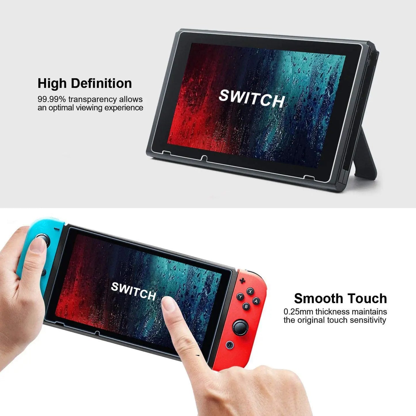 Tempered Glass Screen Protector for Nintendo Switch