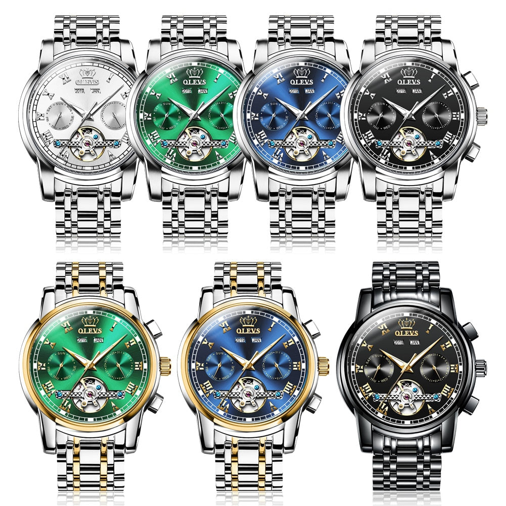 OLEVS Automatic Mechanical Men Watches