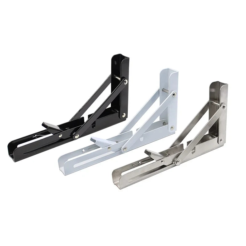 Heavy-Duty Adjustable Triangle Folding Shelf Brackets