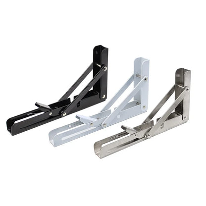 Heavy-Duty Adjustable Triangle Folding Shelf Brackets