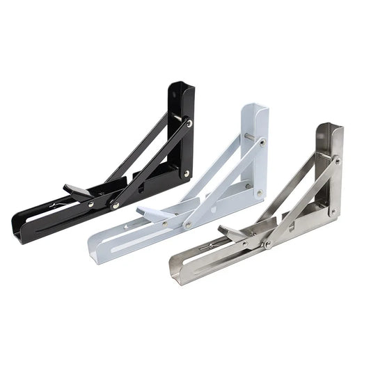 Heavy-Duty Adjustable Triangle Folding Shelf Brackets
