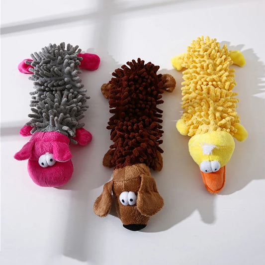 Animal Plush Squeaky Dog Toy