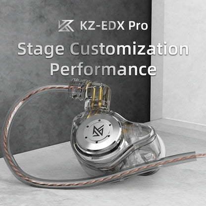 KZ EDX Pro HiFi Wired In-Ear Earphones with Detachable Cable
