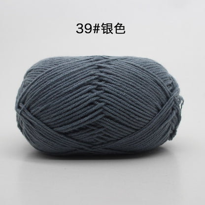 50g/Set 4ply Milk Cotton Knitting Wool Yarn