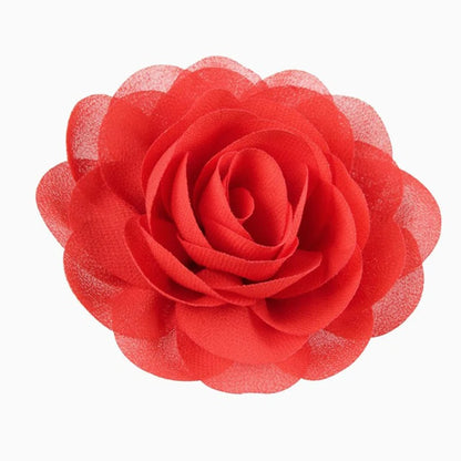 20 Color Girls Chiffon Flower Hair Clips