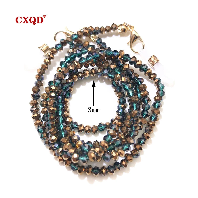 Women's Fashion Reading Glasses Chain Beaded Eyeglass Strap