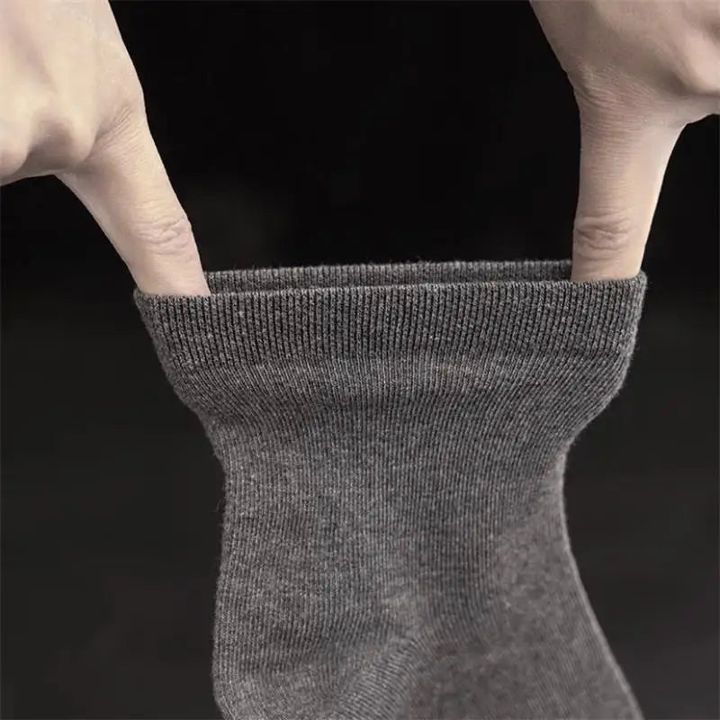 Men’s Cotton Business Crew Socks 10 Pairs