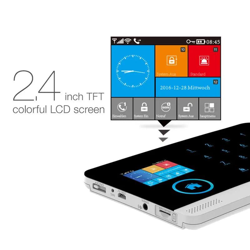 Wireless Security System with Sensors & App Control
