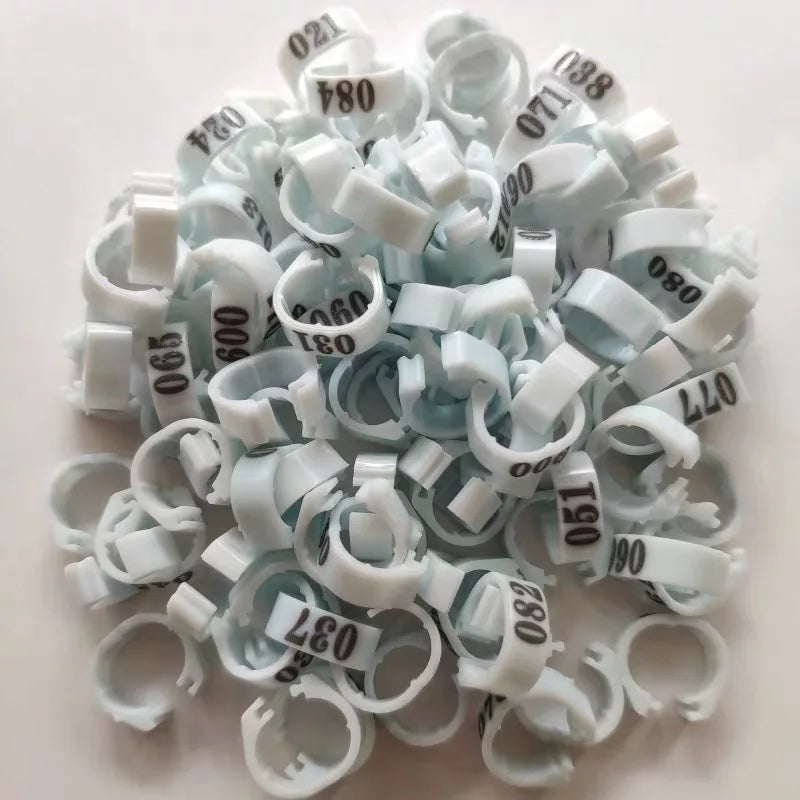 Numbered Bird Leg Identification Rings