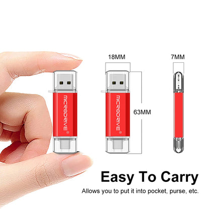2-in-1 USB Type-C OTG Flash Drive