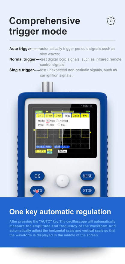 FNIRSI 1C15 Professional Digital Oscilloscope