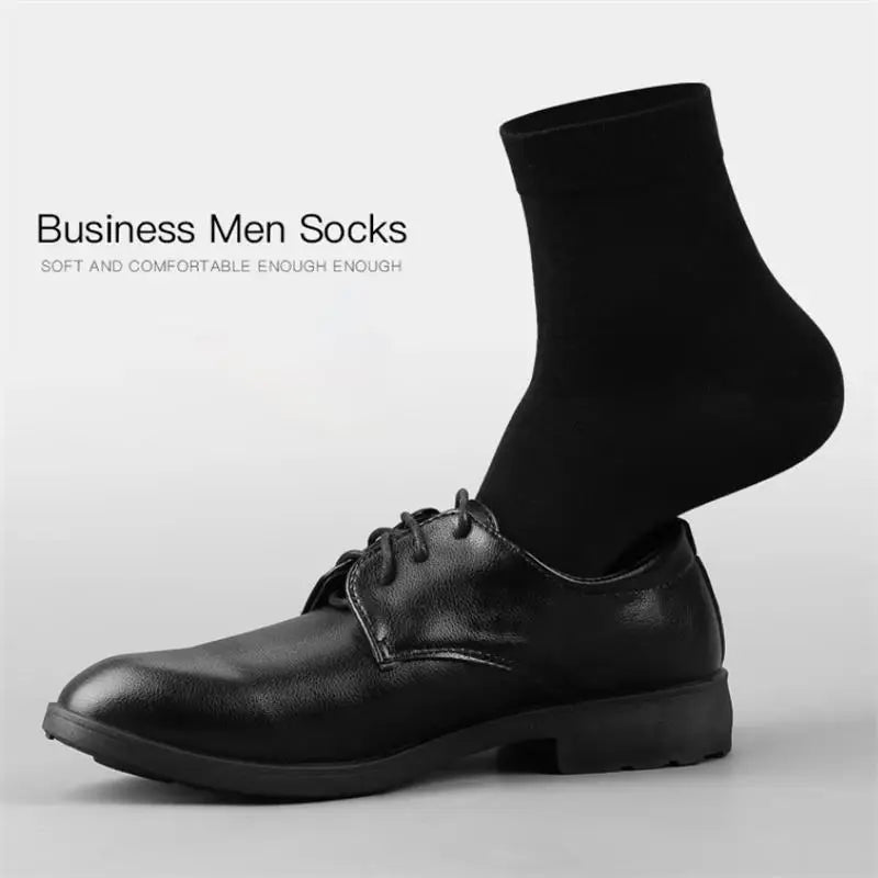 Men’s Cotton Business Crew Socks 10 Pairs