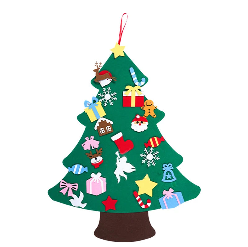 Kids DIY Felt Christmas Tree Set