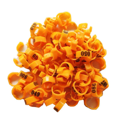 Numbered Bird Leg Identification Rings