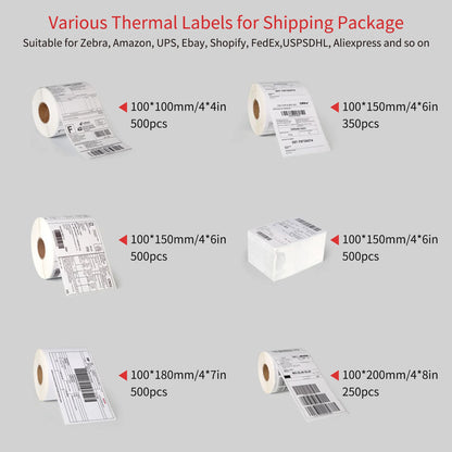Thermal Shipping Labels Roll