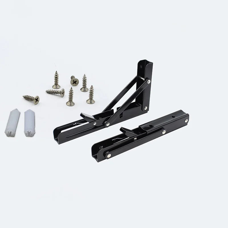 Heavy-Duty Adjustable Triangle Folding Shelf Brackets