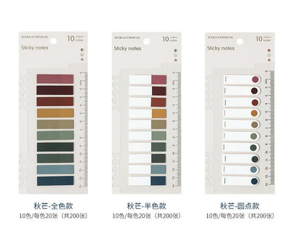 Morandi Sticky Notes Set