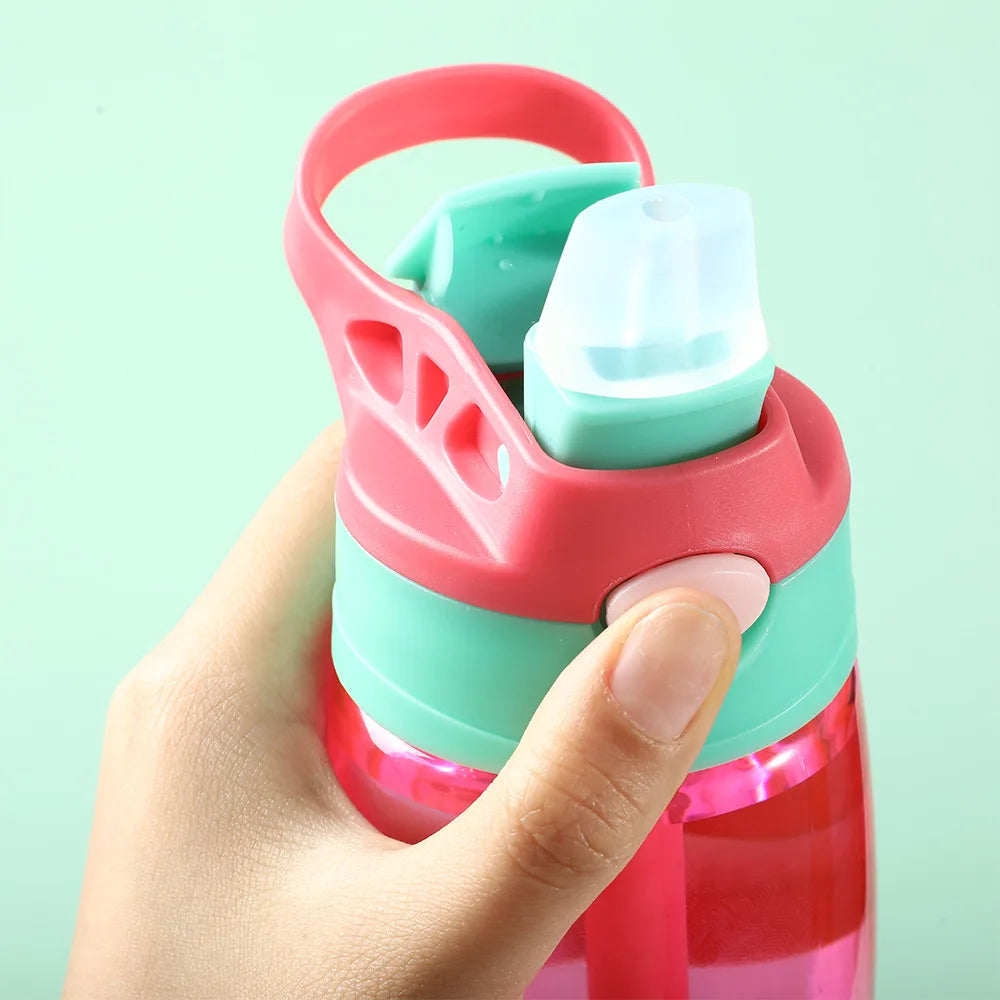 480ml Water Bottle With Straw