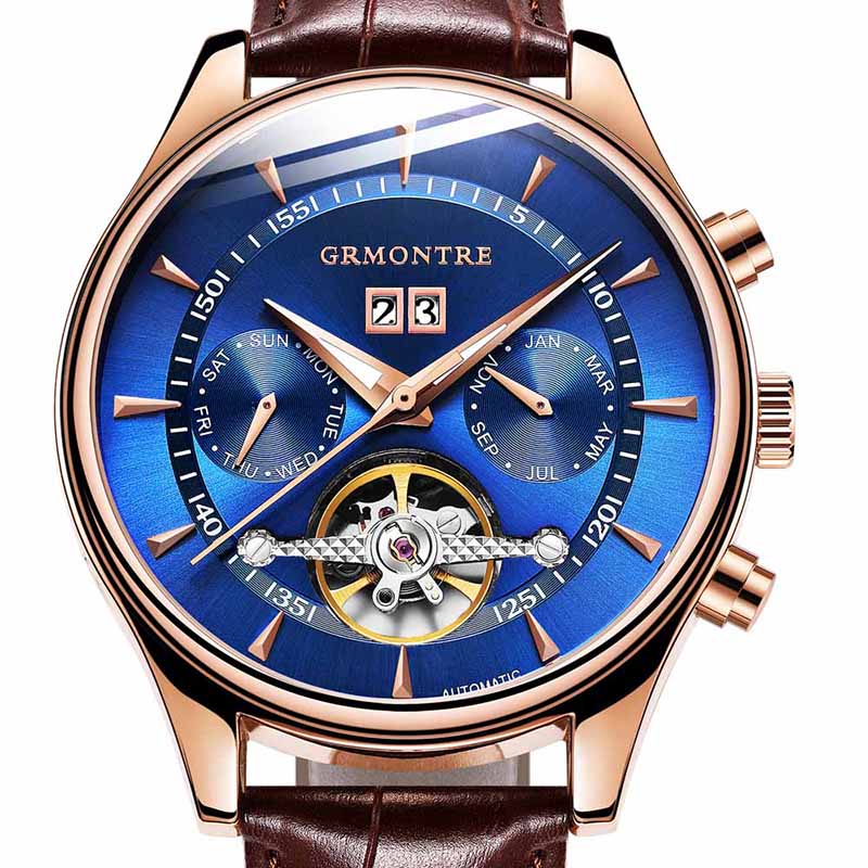 GRmontre tourbillon mechanical men watch