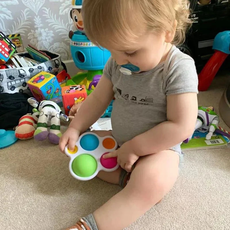 Baby Montessori Exercise Board Rattle Puzzle
