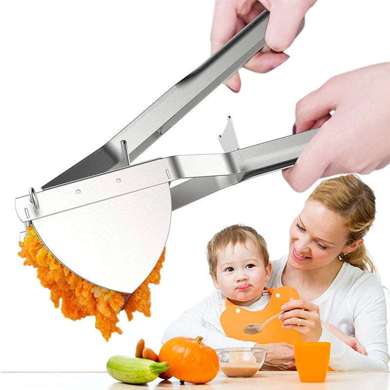 Stainless Steel Potato Ricer & Masher