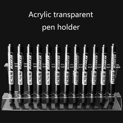 Acrylic Transparent Pen Holder Display Stand