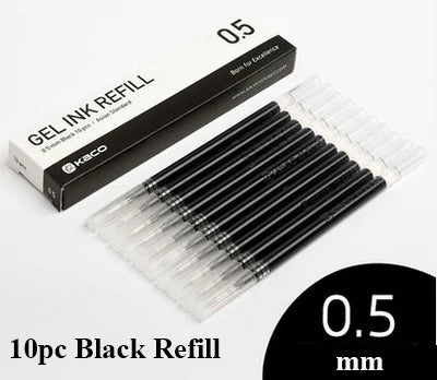 Kaco 10pcs 0.5mm Gel Pen Set