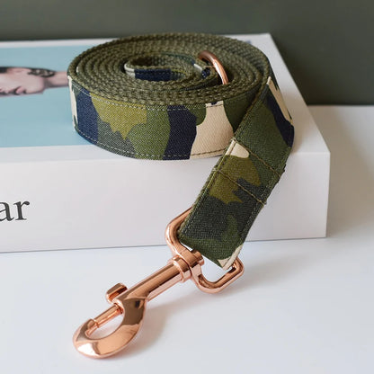 Personalized Camouflage Nylon Dog Collar with Buckle