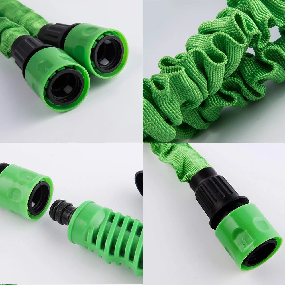 Expandable Garden Hose with Spray Gun