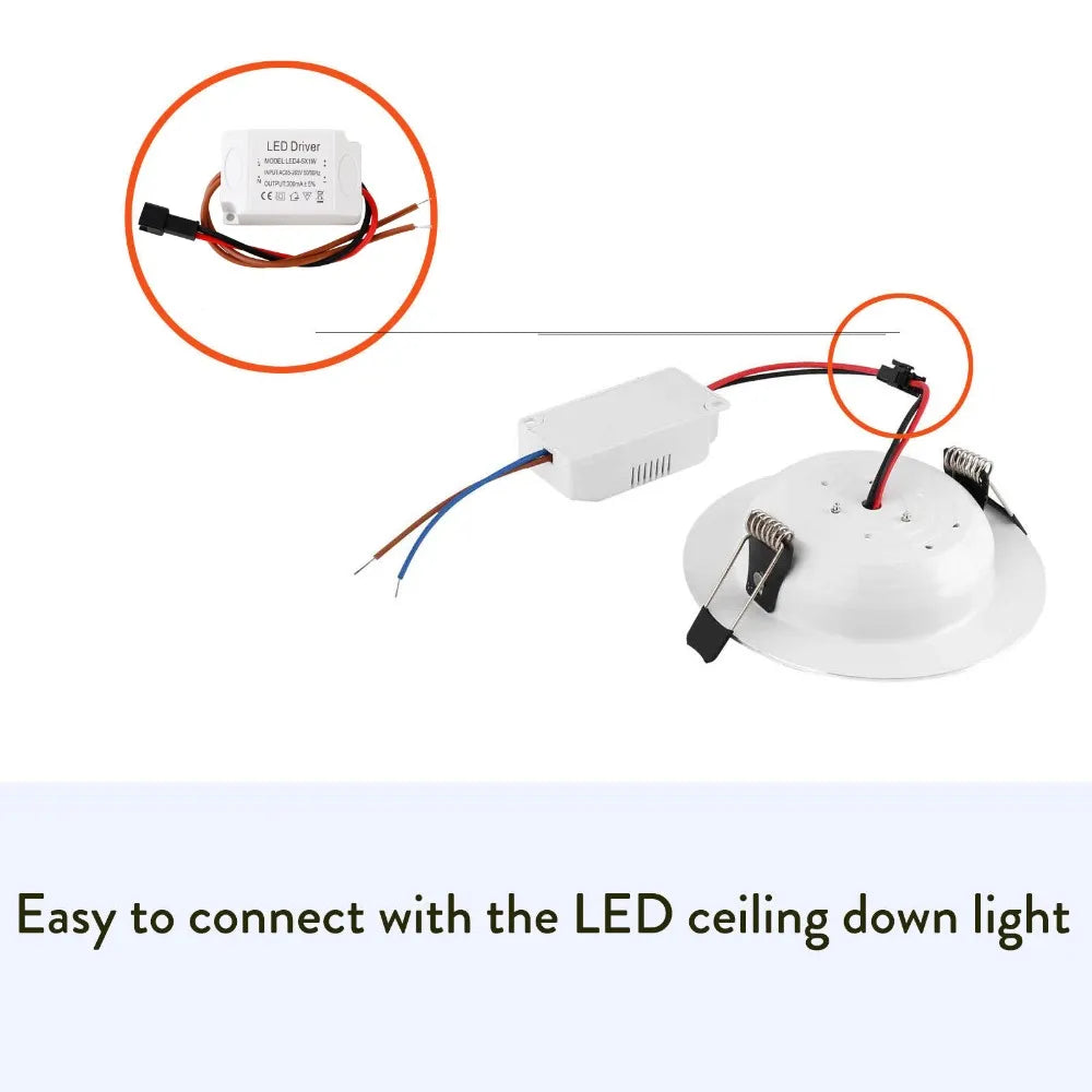 1-3W 4-5W 4-7W 8-12W 18-24W 300mA Power Supply Light Transformer LED