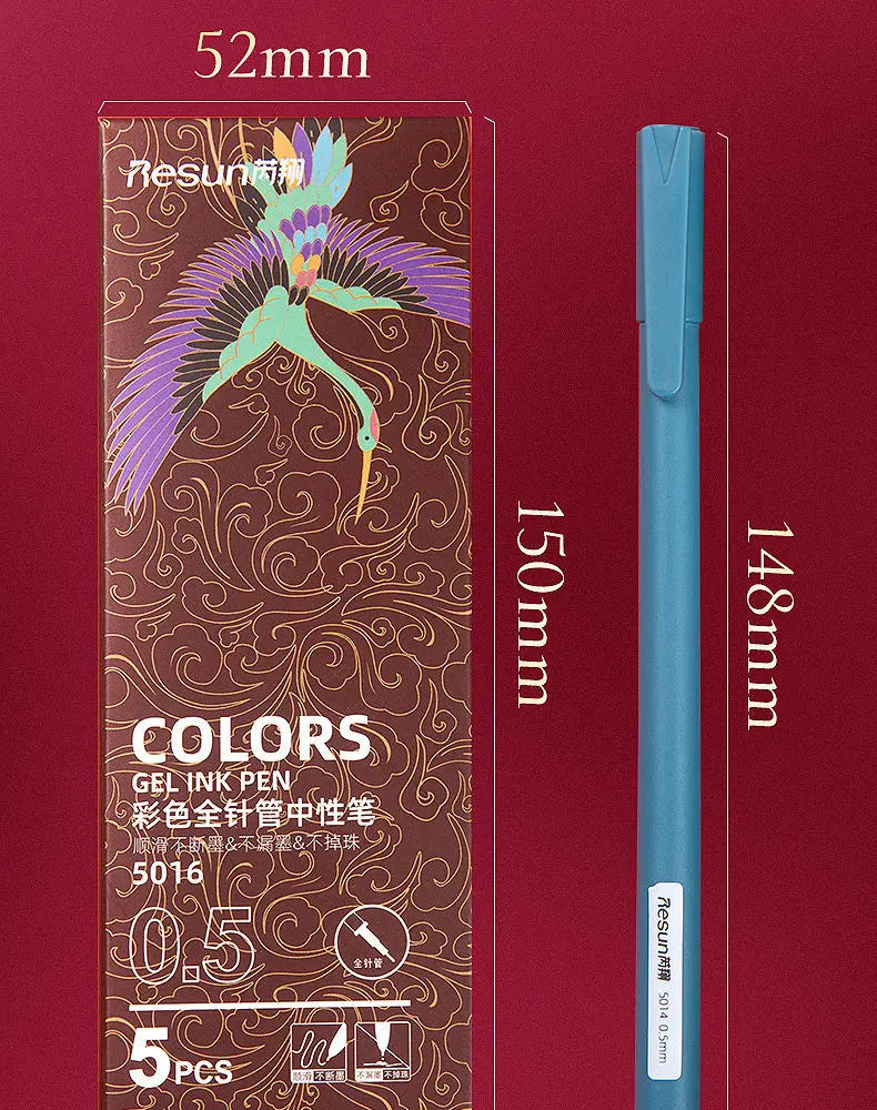 Retro Gel Pen Set