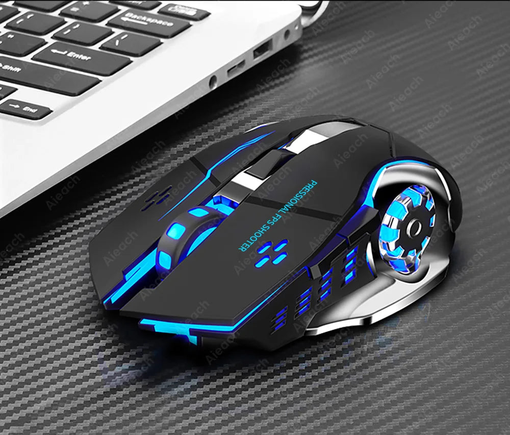Dual-Mode Wireless RGB Computer Mouse