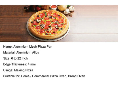 Aluminium Mesh Pizza Baking Screen