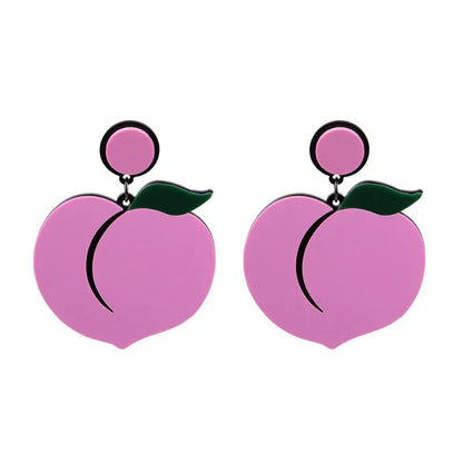 Fruit Vegetables Acrylic Drop Earrings