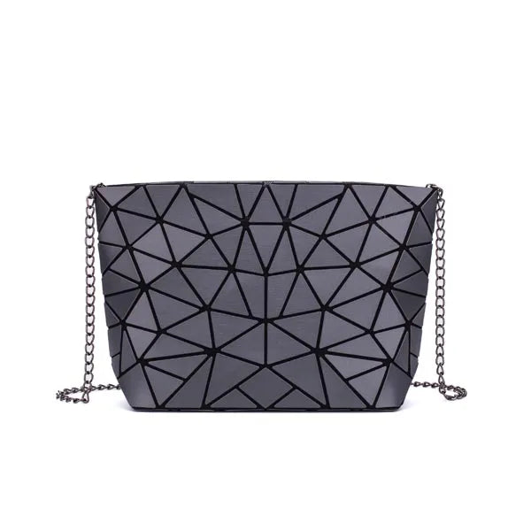Geometric Chain Crossbody Shoulder Bag