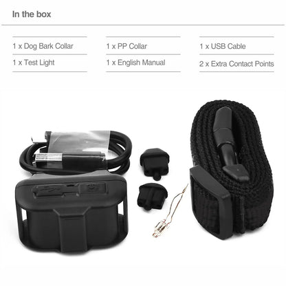 Humane No-Shock Anti-Bark Training Collar for Dogs