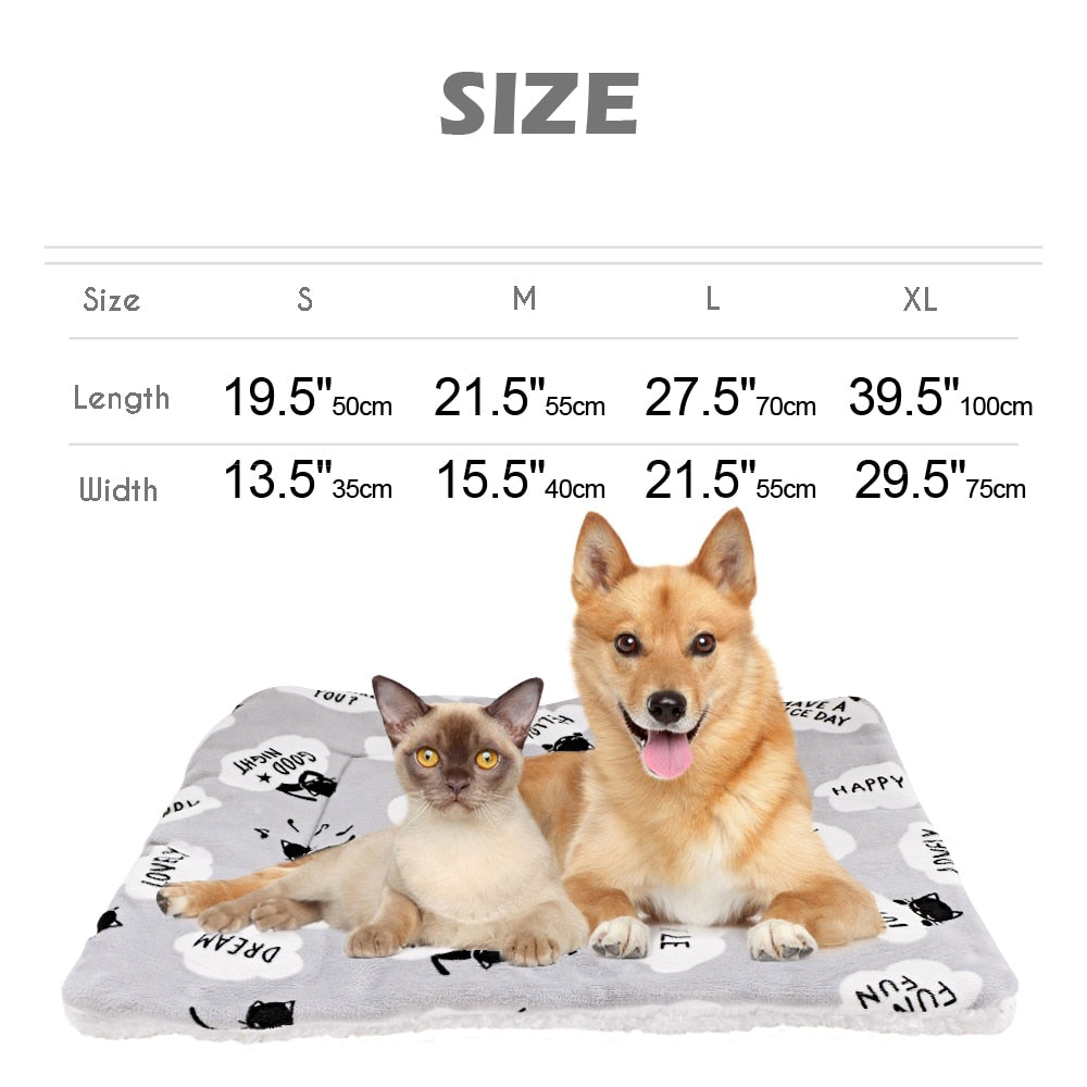 Winter Dog Bed Pet Blanket