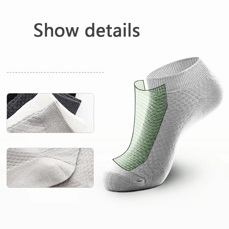 Men’s Bamboo Fiber Socks 5 Pairs