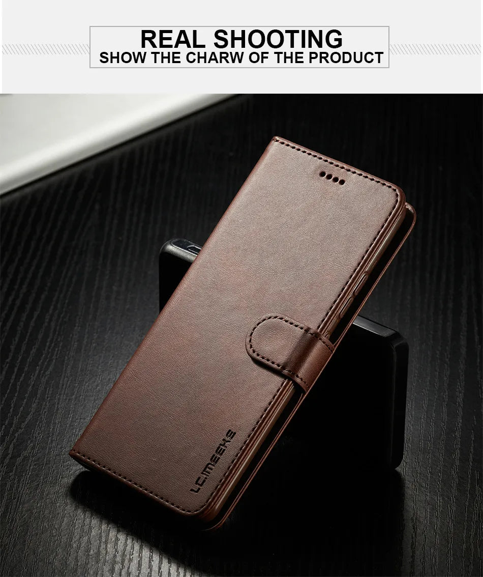 Magnetic Wallet Phone Case for Huawei & Honor