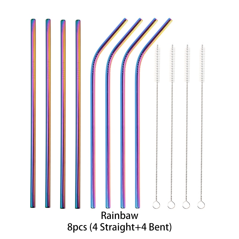 Metal Reusable 304 Stainless Steel Straws