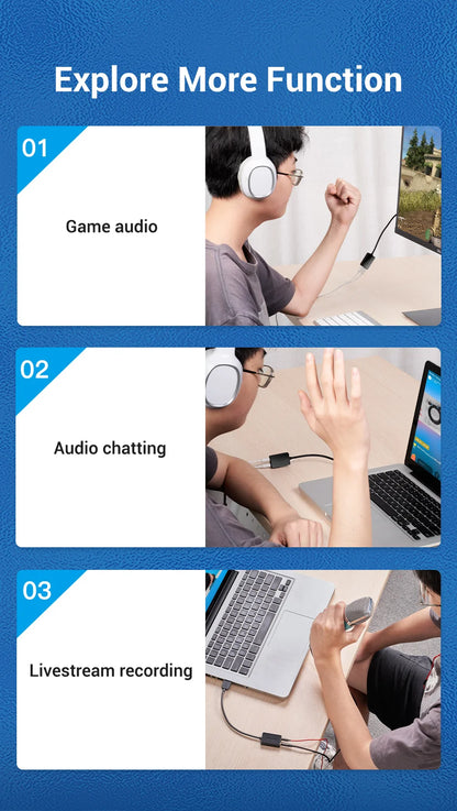 USB External Sound Card Adapter