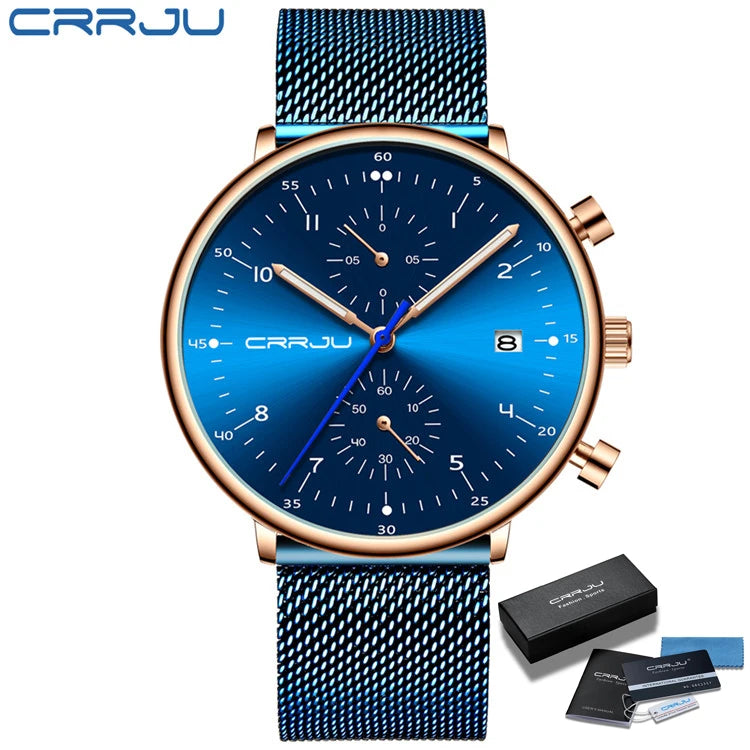 2278 Men's Stainless Steel Quartz Chronograph Watch