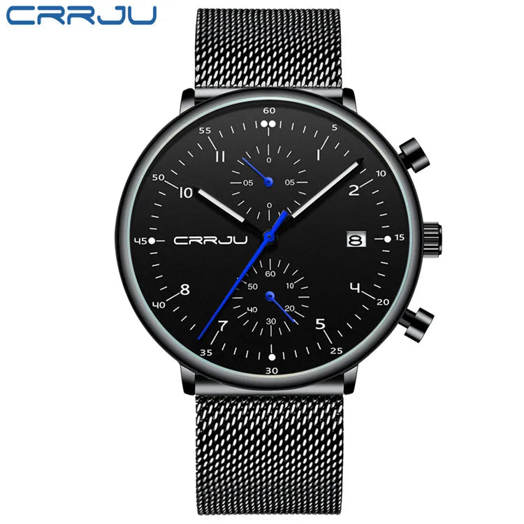 2278 Men's Stainless Steel Quartz Chronograph Watch