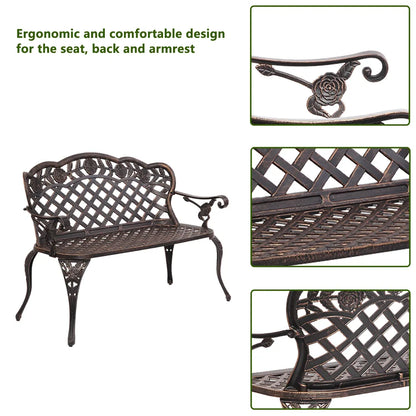 42.5inch Outdoor Patio Garden Bench