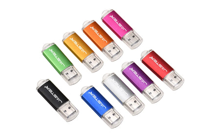 Portable USB 2.0 Memory Stick with Key Ring – Multiple Capacities & Colors