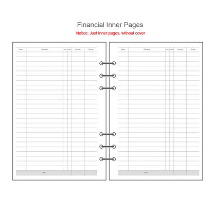 Coliky Loose Leaf Notebook Refill Pages