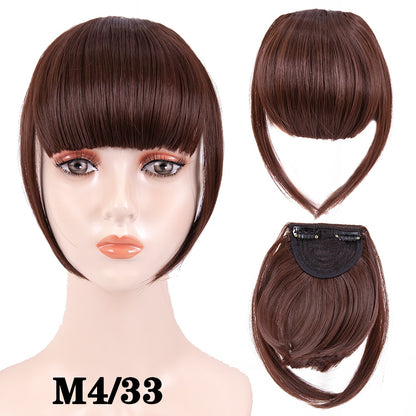 Leeons Short Synthetic Bangs Heat Resistant Hairpieces