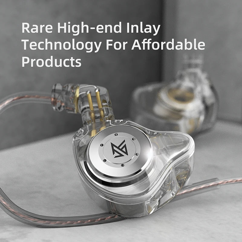 KZ EDX Pro HiFi Wired In-Ear Earphones with Detachable Cable