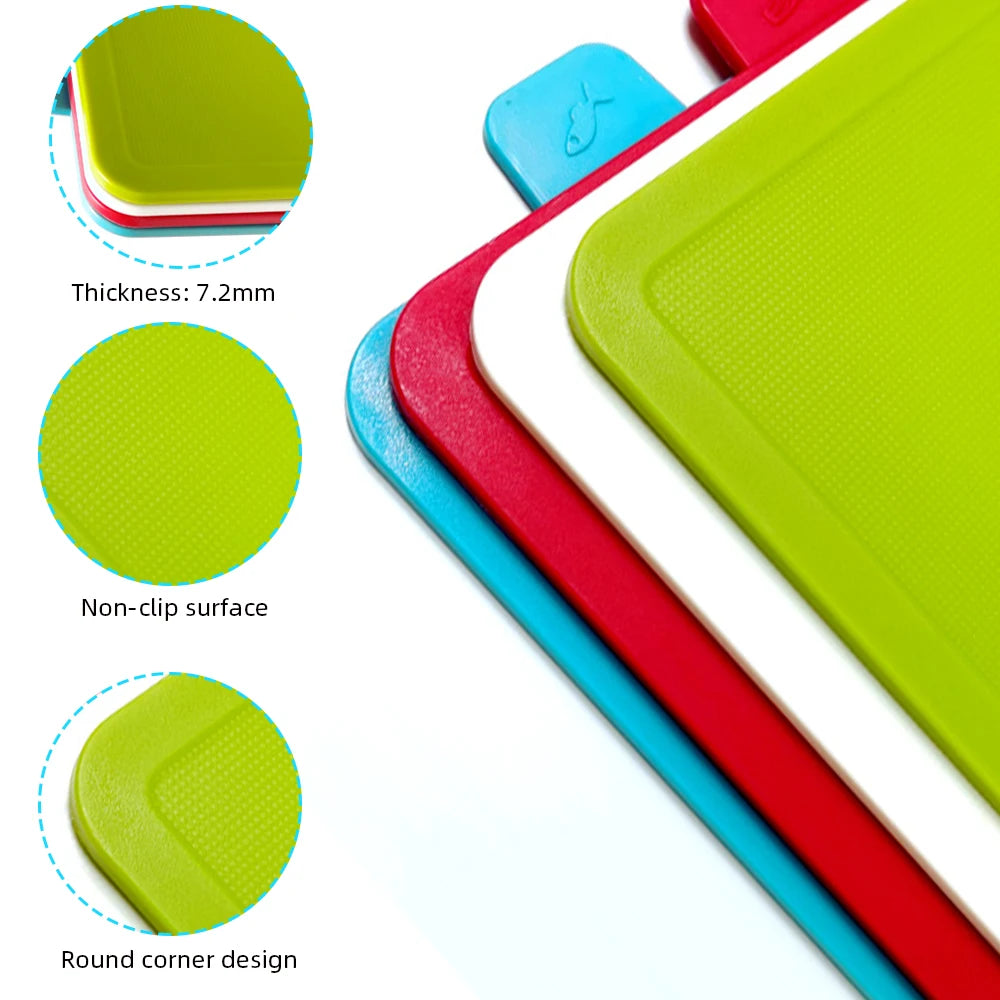 Color Coded Cutting Board Set with Holder