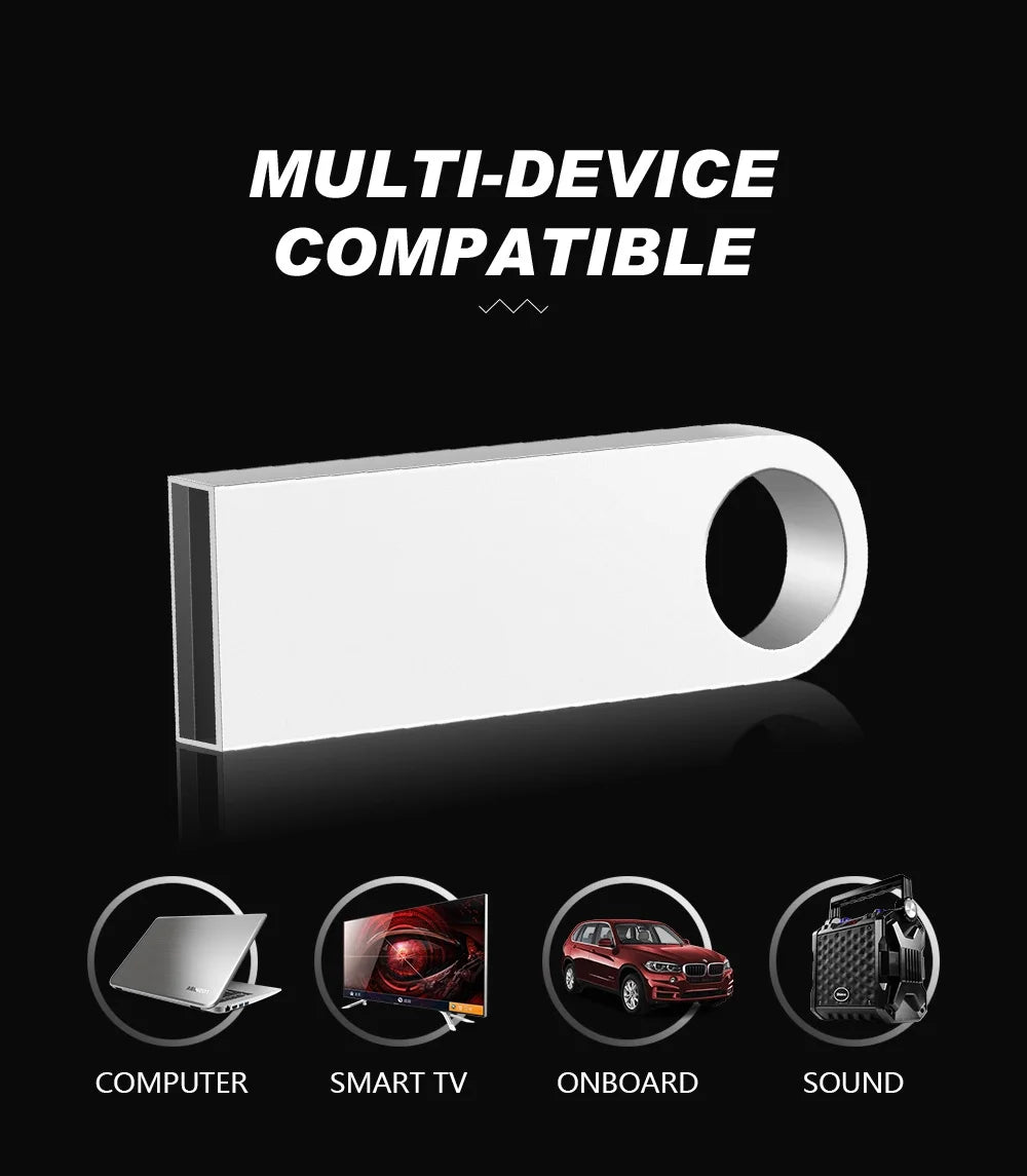 Custom Logo Metal USB Flash Drive